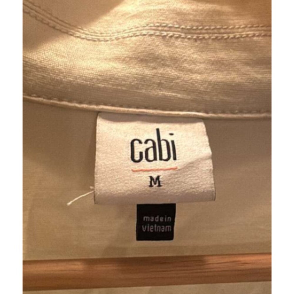 Cabi Cream Utility Field Jacket - Size M - Picture 5 of 6